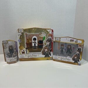 HARRY POTTER Magical Minis Potions Classroom with Harry friendship set Hermione
